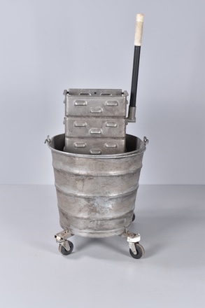 main photo of Galvanized Mop Bucket w/ Side Wringer