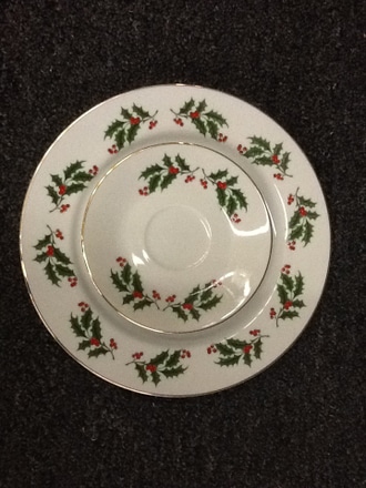 main photo of close up of holly leaf plates