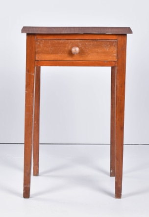 main photo of Wood Nightstand with Single Drawer
