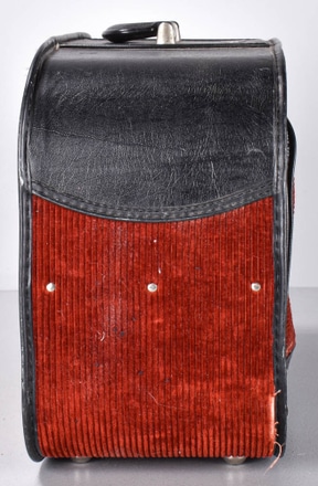 main photo of Red and Black Suitcase; Grasshopper