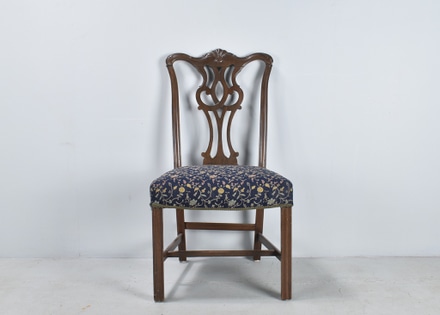 main photo of Dining Room Side Chair w/ Floral Cushion