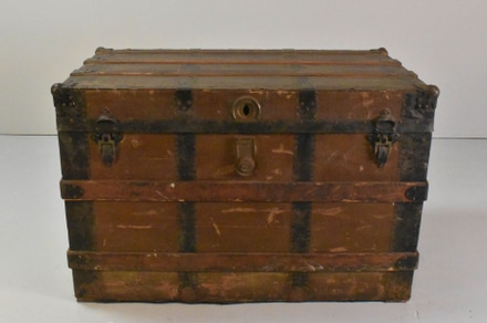 main photo of Steamer Trunk w/ Wood Staves