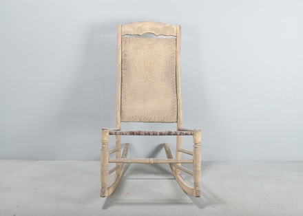 main photo of Distressed Rocking Chair w/ missing seat