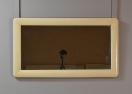 main photo of Framed Contemporary Mirror - Ivory