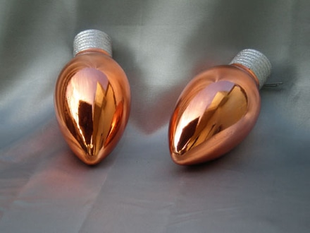 main photo of Light Bulb ornament, Bronze, 10"