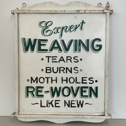 main photo of "Expert Weaving" Sign
