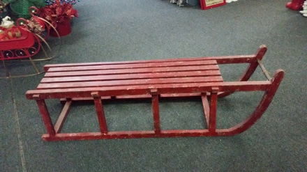 main photo of Vintage red sled