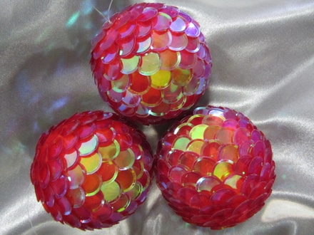 main photo of Pink/Yellow/Red-ish scale Ornament