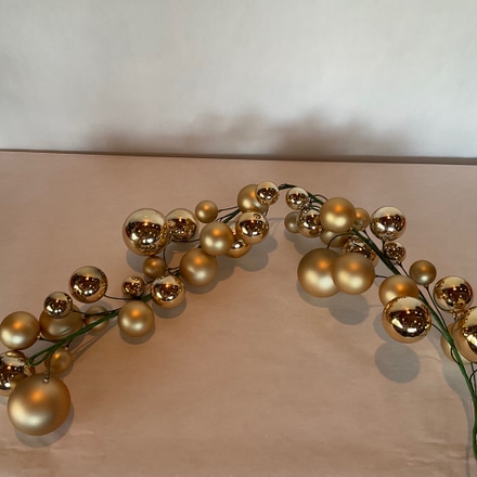 main photo of Gold Ornament Ball Garland