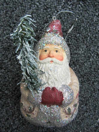 main photo of Santa Ornament, 5"
