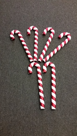 main photo of 20" candy cane ornaments