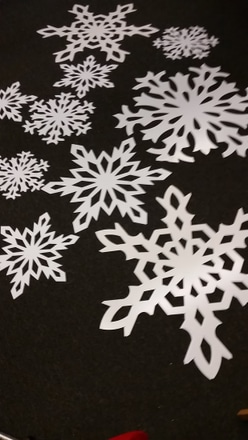 main photo of Assorted snowflakes.