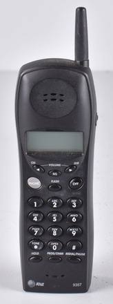 main photo of Black Cordless Phone Receiver; AT&T 9357