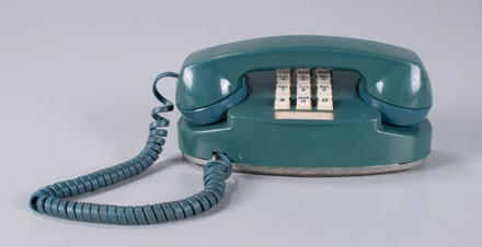 main photo of Teal Touch Tone Princess Phone; Western Electric