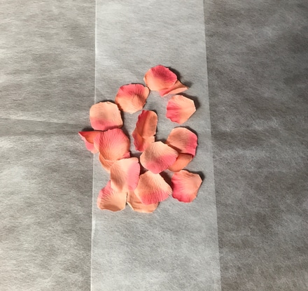main photo of Two Tone Coral Silk Rose Petals