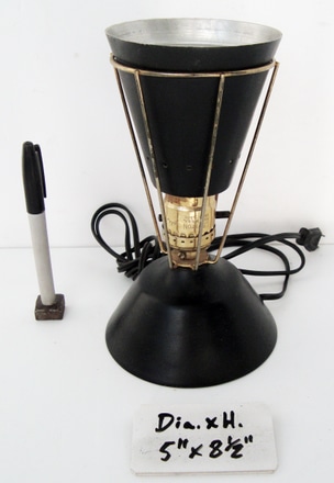 main photo of BLACK/BRASS 50S STYLE ACCENT LAMPS