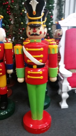 main photo of 6' toy soldier. in this color