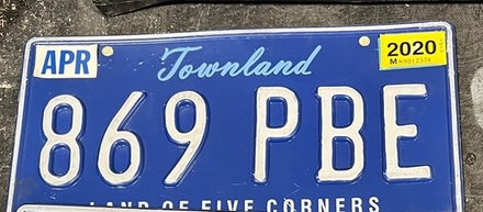 main photo of Townland License Plate Set