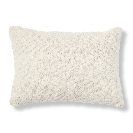 main photo of Ivory Woven Lumbar Pillow