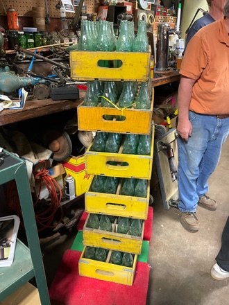 main photo of Wood Coca Cola Crates with Full Bottles