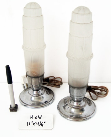 main photo of ART DECO BULLET TABLE LAMP