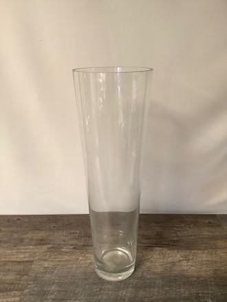 main photo of Tall Glass Tapered Vase