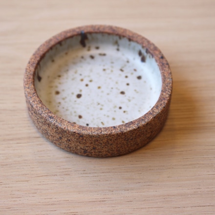 main photo of Small Speckle Glazed Sandstone Pinch Bowl
