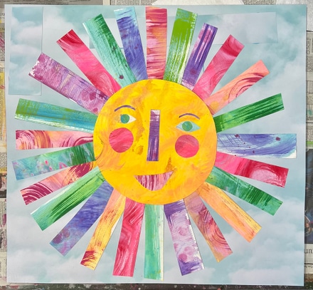 main photo of Watercolor Sun Collage
