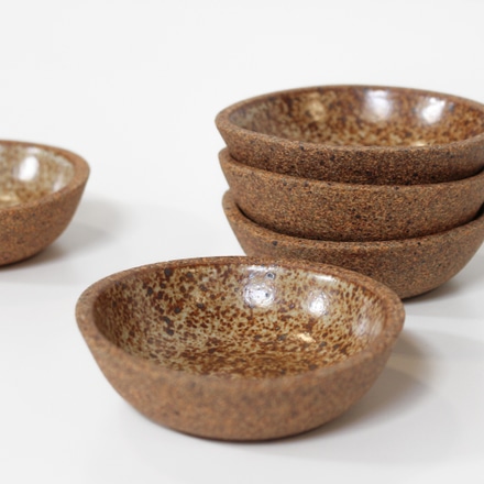 main photo of Small Dark Speckle Glazed Sandstone Bowl