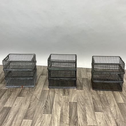 main photo of Rectangular Metal Crate Set