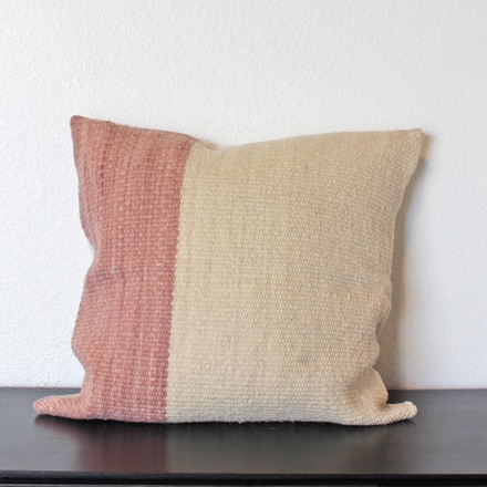 main photo of Pink Color Block Throw Pillow