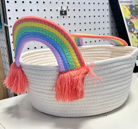 main photo of Rainbow Rope Basket