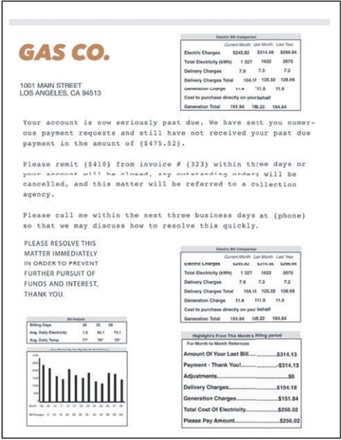 main photo of Gas Company Bill