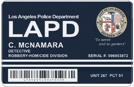 main photo of LAPD Homicide Detective Badge