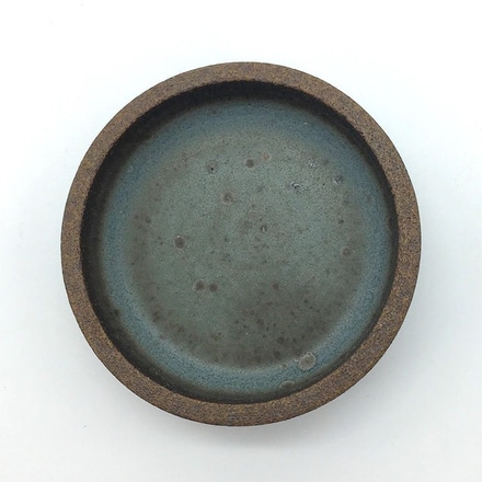 main photo of Small Blue Glazed Brownstone Pinch Bowl