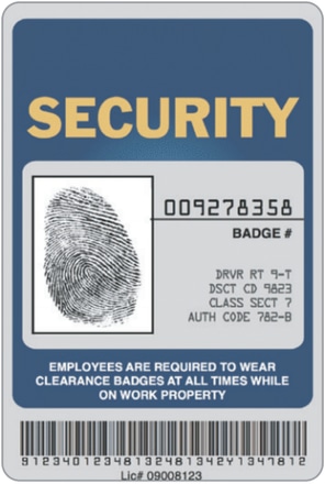 main photo of Security Employee Badge