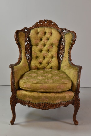 main photo of Wingback Louis XV Style Chair