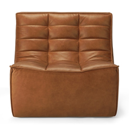 main photo of Armless Leather Sectional Piece