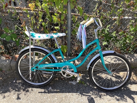 Bicycle Apollo Princess Banana Seat Girls Bike For Rent in Burnaby Empire Props