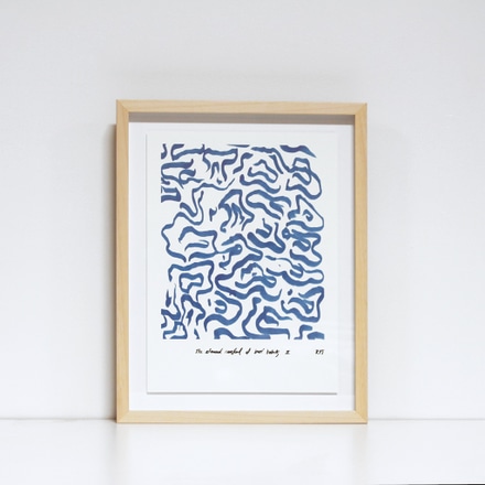 main photo of Small Framed Print: Comfort Blue