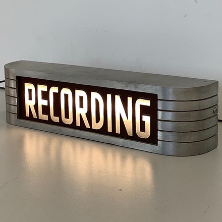 main photo of "Recording" Sign