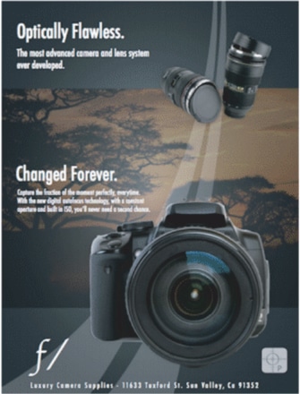 main photo of Camera Magazine Back Ad