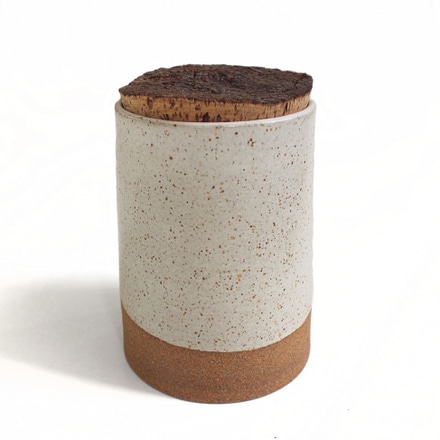 main photo of Speckle Glazed Sandstone Corked Canister