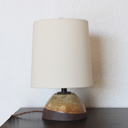 main photo of Speckle Glazed Brownstone Table Lamp