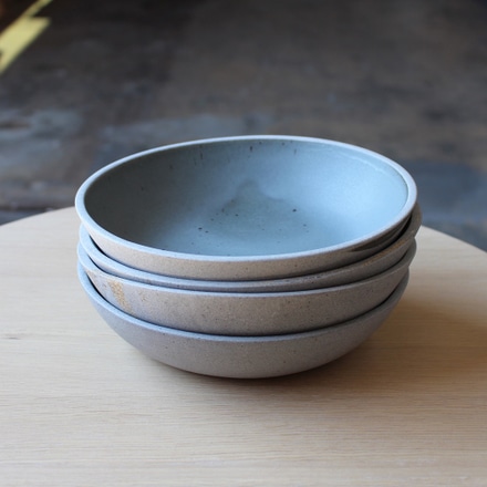 main photo of Shallow Gray Glazed Bowl