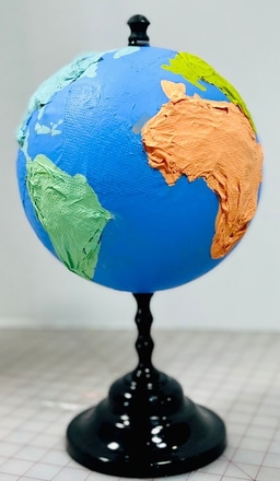 main photo of Painted/Textured Globe