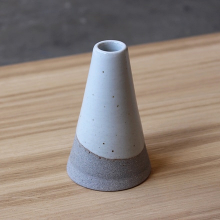 main photo of White Glazed Conical Vase