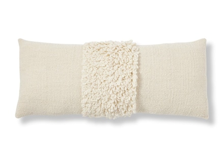 main photo of Ivory Loops Lumbar Pillow