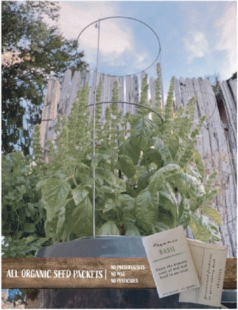 main photo of Gardening Seed Packet Magazine Back Ad