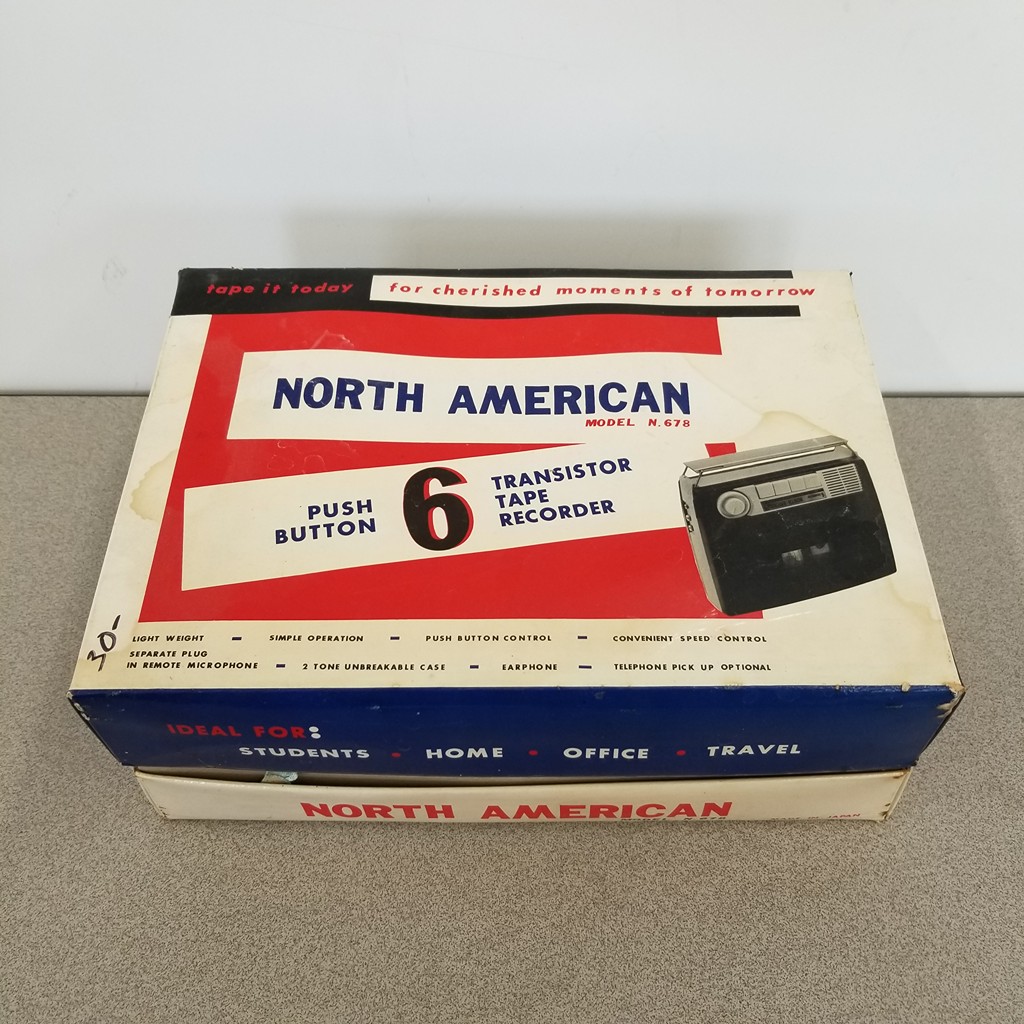 North American N 678 Tape Recorder (Early 1960's) 